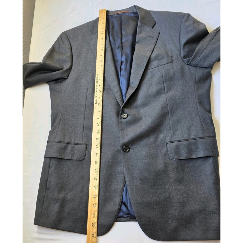 Quiet Luxury Hickey Freeman Beacon Blazer Men 42R Gray Wool USA Made Sport Coat - Picture 16 of 16